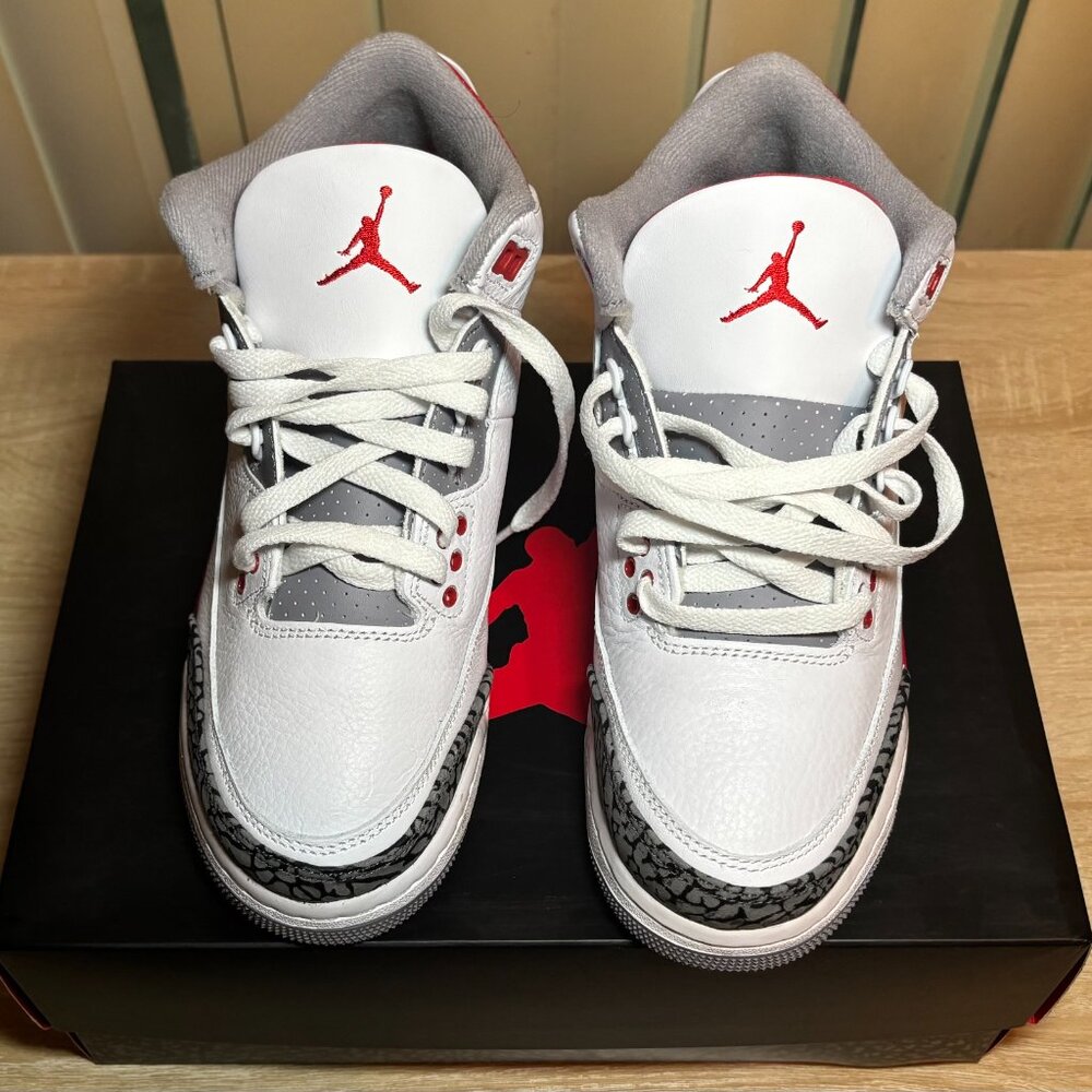 Jordan Retro 3 Fire Red GS 7 / Women’s 9 – Like New with Box